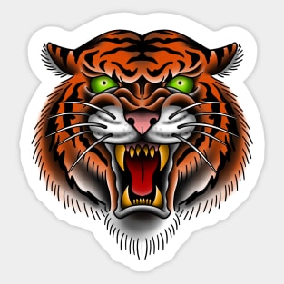 tiger head bengal Sticker